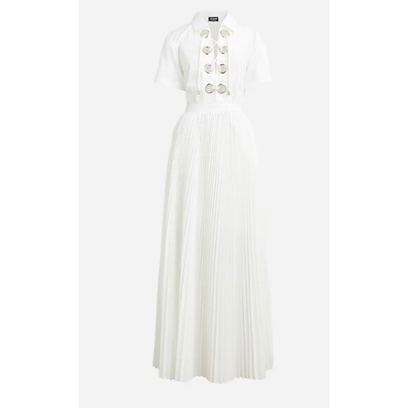 J. Crew Dresses & Skirts - J.Crew Collection Maris dress in cotton-blend poplin White Size 10 CA691